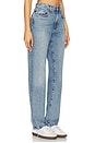view 2 of 6 The Mikaela Low Slung Long Slim Straight Jeans in Dublin