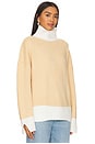 view 2 of 4 The Andi Sweater in Beige & Ivory