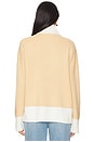 view 3 of 4 The Andi Sweater in Beige & Ivory