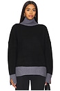 view 1 of 4 The Andi Sweater in Black & Grey