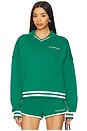 view 1 of 4 Ivy League Rugby Sweater in Emerald
