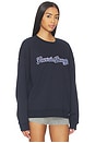 view 2 of 4 СВИТЕР С ВЫШИВКОЙ THE VARSITY in Navy & White