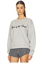 view 3 of 5 The Mom Of The Year Varsity Sweatshirt in Heather Grey
