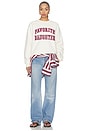 view 4 of 4 SWEAT THE COLLEGIATE CLASSIC in Gardenia & Raspberry