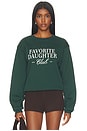 view 1 of 4 The Favorite Daughter Club Sweatshirt in Forest & Sugar