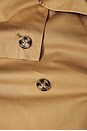 view 8 of 8 The Cropped Charles Trench Coat in Sand
