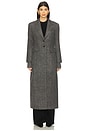 view 2 of 4 City Coat in Grey Twill