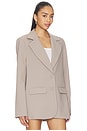 view 3 of 5 BLAZER SURDIMENSIONNÉ THE FAVORITE in Soft Taupe