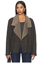 view 2 of 6 The Cameron Coat in Ganache Houndstooth