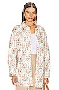 view 1 of 6 THE WILLOW OVERSIZED シャツ in Floral Mosaic