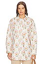 view 2 of 6 THE WILLOW OVERSIZED シャツ in Floral Mosaic