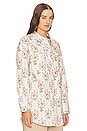 view 3 of 6 THE WILLOW OVERSIZED シャツ in Floral Mosaic