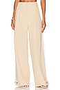 view 1 of 4 the Margaret Wide Leg Pant in Sand