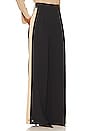 view 3 of 5 The Margaret Wide Leg Pant in Black & Beige