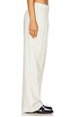 view 3 of 6 The Paige Pant in Emerald Stripe