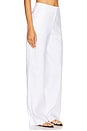view 2 of 6 The Jones Linen Wide Leg Pant in Bright White