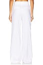 view 4 of 6 The Jones Linen Wide Leg Pant in Bright White