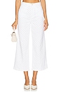 view 1 of 6 The Masha Super High Rise Wide Leg Crop Pant in White