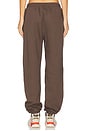 view 4 of 6 Collegiate Jogger in Coffee & Gardenia