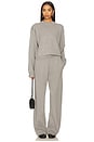 view 5 of 6 Fatigue Sisters Wide Leg Pant in Heather Grey