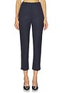 view 1 of 6 The Favorite Cigarette Pant in Navy Pinstripe