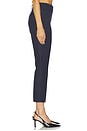view 3 of 6 The Favorite Cigarette Pant in Navy Pinstripe