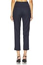 view 4 of 6 The Favorite Cigarette Pant in Navy Pinstripe