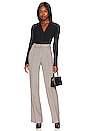 view 4 of 4 The Favorite Pant in Chocolate Houndstooth