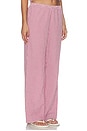 view 2 of 6 The Everything Pant in Raspberry & White