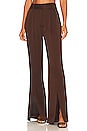 view 1 of 4 Favorite Pant with Slit in Chocolate