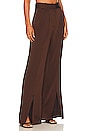 view 2 of 4 Favorite Pant with Slit in Chocolate