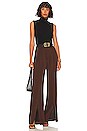view 4 of 4 Favorite Pant with Slit in Chocolate