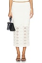 view 1 of 6 JUPE MIDI THE COURTSIDE in Ivory