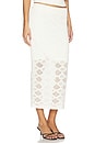 view 2 of 6 JUPE MIDI THE COURTSIDE in Ivory
