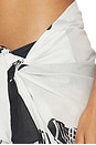 view 6 of 6 The Vintage Floral Pareo in Black & White