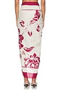 view 4 of 6 The Vintage Floral Pareo in Earth Red