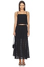 view 5 of 6 The Pretty Please Skirt in Black