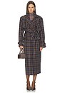view 6 of 6 JUPE THE MEYER in Toffee Plaid