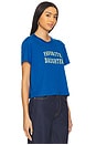 view 2 of 4 Cropped Collegiate Tee in Sapphire