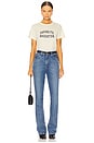 view 4 of 4 Favorite Daughter Cropped Collegiate Tee in Moonbean & Navy