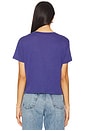 view 3 of 4 Cropped Collegiate Tee in Venetian Blue