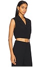 view 2 of 4 The Audrey Vest in Black