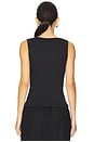 view 3 of 4 The Ribbed Tank in Black