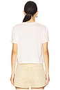 view 3 of 4 Favorite Daughter Cropped Collegiate Tee in Rosewater & Snow White