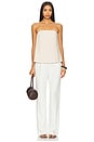 view 4 of 4 The Olivia Bustier Top in French Oak