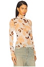 view 2 of 4 The Sheer Fantasy Top in Bare Roses