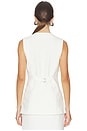 view 3 of 4 GILET THE RACHEL in Pearl