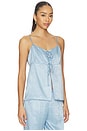 view 2 of 4 CAMISOLA THE CAROLINE in Sea Blue
