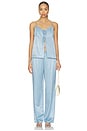 view 4 of 4 CAMISOLA THE CAROLINE in Sea Blue