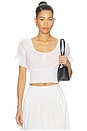 view 1 of 4 The Swoon Top in White
